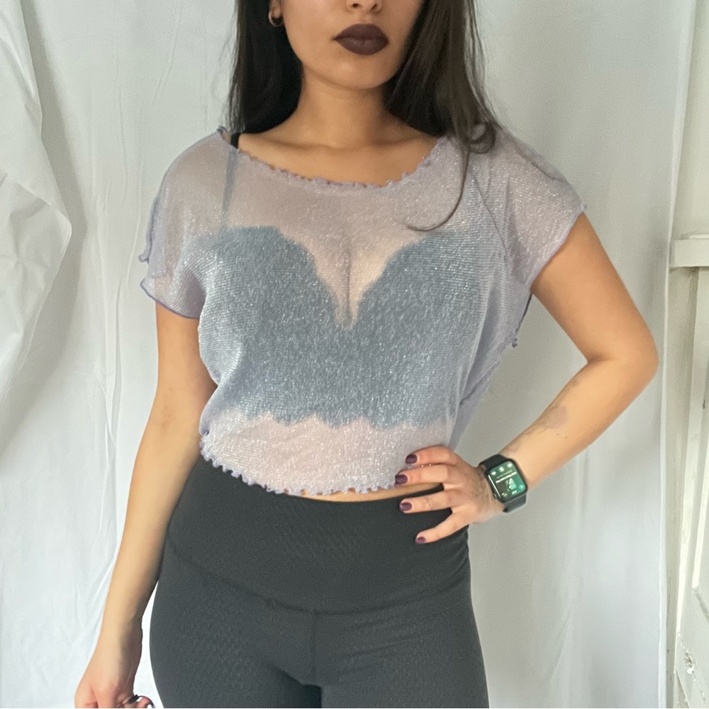 Sheer Butterfly Top